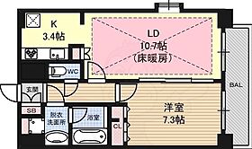 プレサンス名古屋駅前アクシス  ｜ 愛知県名古屋市中村区名駅南１丁目5番19号（賃貸マンション1LDK・13階・48.97㎡） その2