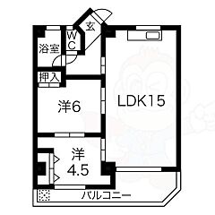 物件の間取り