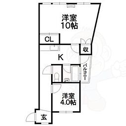 カヤノビル 3階/-