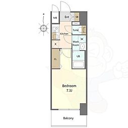 S-RESIDENCE亀島駅前ascent 8階/-