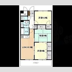 ソレーユ五条壱番館 2階/-