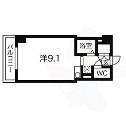 ドール久屋通 1Kの間取図画像