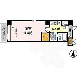 KAzur 1Kの間取図画像