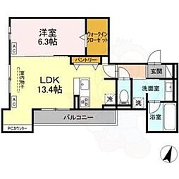 ビスタレイルウェイ八田 3階/-