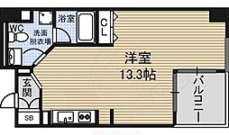グランアベニュー栄 ワンルームの間取図画像
