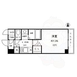 DORFJUBAN 1Kの間取図画像