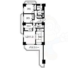 物件の間取り