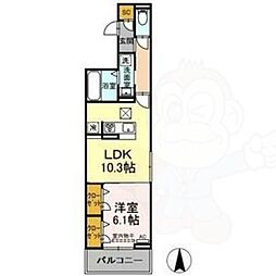 セレスティア助光 A棟 2階/-