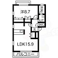 ピーチプレイス3階6.9万円