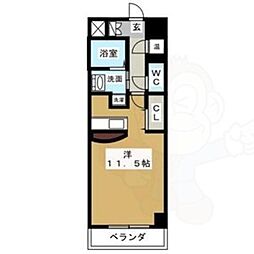 マリオン千種 ワンルームの間取図画像