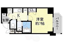 APEX名古屋栄プレミアライフ 1Kの間取図画像
