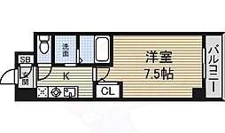 ファーニッシュ太平通 1Kの間取図画像