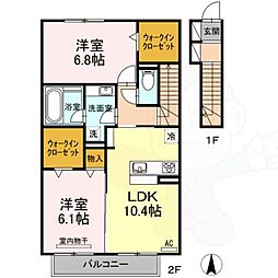 カーサベルデ5 2階/-