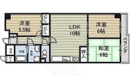 レジデンス代官町スクエア 3LDKの間取図画像