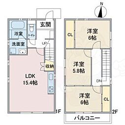 下中村一丁目貸家