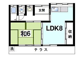 城貸家（西ノ京町）  ｜ 奈良県奈良市西ノ京町（賃貸テラスハウス1LDK・1階・33.12㎡） その2