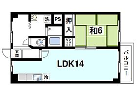 吉田マンション  ｜ 奈良県奈良市秋篠新町（賃貸マンション1LDK・3階・47.30㎡） その2