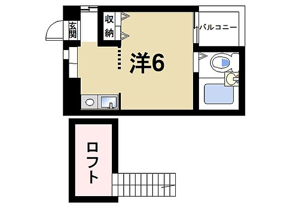 シティパレス柳町P-3 ｜奈良県大和郡山市北大工町(賃貸マンション1R・2階・18.71㎡)の写真 その2