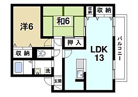 ハイツロワール  ｜ 奈良県大和郡山市池沢町（賃貸アパート2LDK・2階・60.60㎡） その2