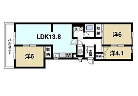 奈良ハイツI  ｜ 奈良県奈良市三条栄町（賃貸マンション3LDK・5階・66.99㎡） その2