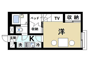 レオパレス東菜畑II  ｜ 奈良県生駒市東菜畑2丁目803-5（賃貸アパート1K・2階・23.18㎡） その2