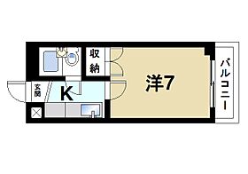 奈良県天理市丹波市町（賃貸マンション1K・2階・21.06㎡） その2