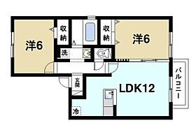 奈良県磯城郡田原本町小室（賃貸アパート2LDK・2階・54.72㎡） その2