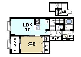 奈良県天理市丹波市町（賃貸アパート1LDK・2階・49.09㎡） その2