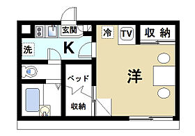 レオパレスエザーンス  ｜ 奈良県奈良市大安寺7丁目9-5（賃貸アパート1K・2階・19.03㎡） その2