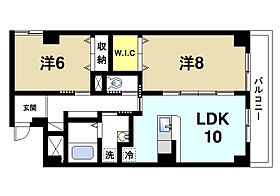 アルペンローゼ  ｜ 奈良県奈良市大森町（賃貸マンション2LDK・3階・59.59㎡） その2