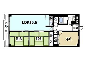 藤和奈良ハイタウンII  ｜ 奈良県奈良市三条町（賃貸マンション3LDK・11階・77.18㎡） その2