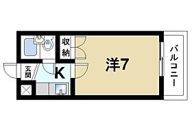 奈良県天理市丹波市町（賃貸マンション1K・3階・21.87㎡） その2