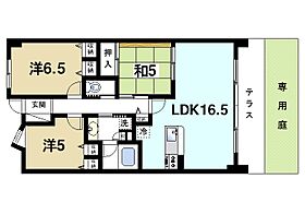 レイセニット奈良グラン・ヴェルジェ  ｜ 奈良県奈良市肘塚町（賃貸マンション3LDK・1階・72.95㎡） その2