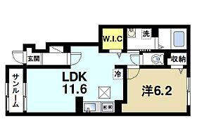 奈良県桜井市大字粟殿（賃貸アパート1LDK・1階・43.61㎡） その2