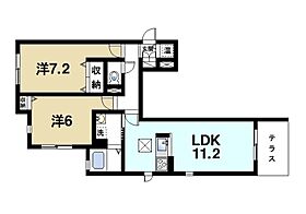 奈良県奈良市佐保台西町（賃貸マンション2LDK・1階・58.96㎡） その2