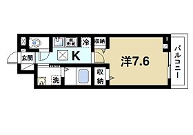 セレーノ東生駒Ｃ  ｜ 奈良県生駒市辻町（賃貸アパート1K・1階・27.02㎡） その2