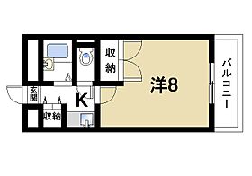 アエル宝来  ｜ 奈良県奈良市宝来3丁目（賃貸アパート1K・2階・23.18㎡） その2