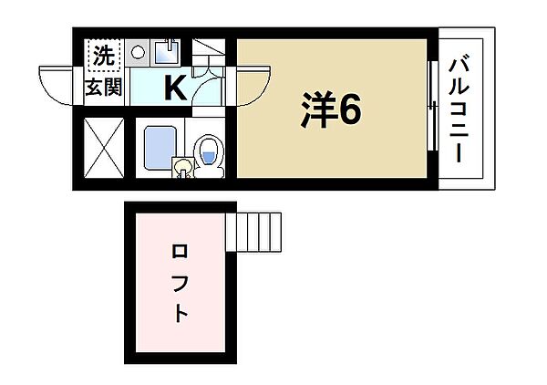 シティパレスJR郡山駅前 ｜奈良県大和郡山市野垣内町(賃貸アパート1R・2階・16.80㎡)の写真 その2