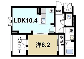 アプリコットIII  ｜ 奈良県奈良市杏町（賃貸アパート1LDK・2階・40.14㎡） その2