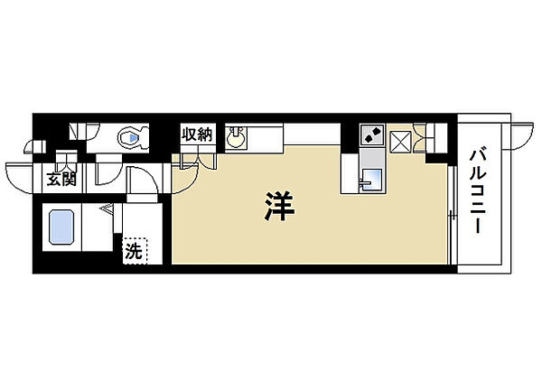 レオネクストコミンチャーレ九条 ｜奈良県大和郡山市九条町(賃貸マンション1R・1階・27.80㎡)の写真 その2