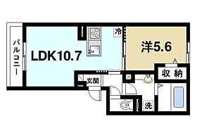 京都府木津川市木津宮ノ裏（賃貸アパート1LDK・2階・40.02㎡） その2