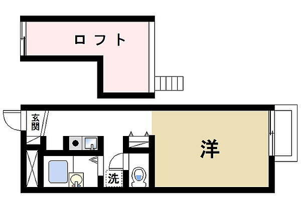 レオパレスＭＩＯ ｜奈良県大和郡山市東岡町(賃貸アパート1K・2階・19.87㎡)の写真 その2