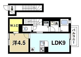 クレストハウス  ｜ 奈良県奈良市東九条町（賃貸アパート1LDK・2階・42.20㎡） その2