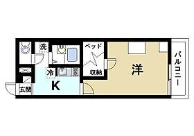 京都府木津川市梅美台1丁目3-7（賃貸マンション1K・2階・26.08㎡） その2