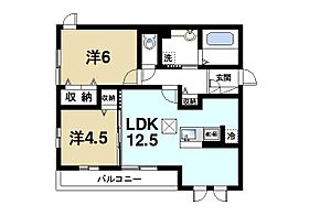 レジデンス三條  ｜ 奈良県奈良市三条桧町（賃貸アパート2LDK・1階・55.36㎡） その2