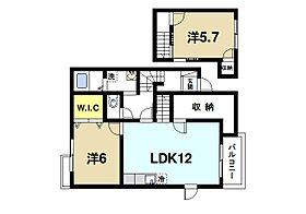 エクセルヴィラA（北）  ｜ 奈良県生駒市壱分町（賃貸アパート2LDK・2階・65.14㎡） その2