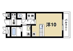 メゾン　フレシール  ｜ 奈良県生駒市小瀬町（賃貸マンション1R・1階・31.01㎡） その2