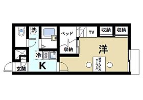 レオパレスくれーる大安寺  ｜ 奈良県奈良市大安寺6丁目（賃貸アパート1K・1階・23.18㎡） その2