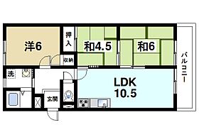 加藤マンション 202 ｜ 奈良県奈良市西大寺新町2丁目7-32（賃貸マンション3LDK・2階・58.00㎡） その2