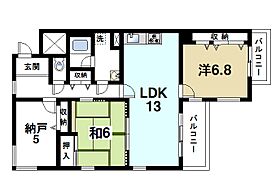 レピックス学園前  ｜ 奈良県奈良市鶴舞西町（賃貸マンション2LDK・2階・73.20㎡） その2